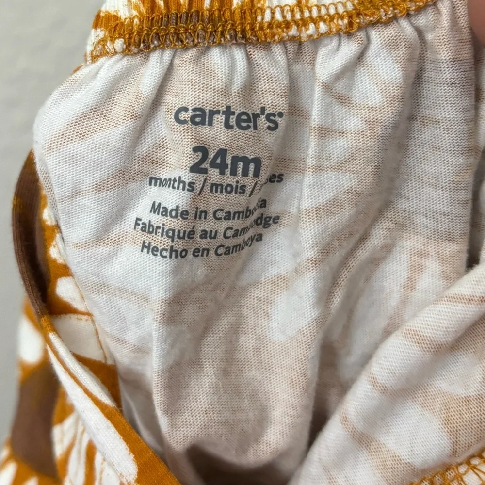 Bundle Carter's Green Ruffle Baby Romper